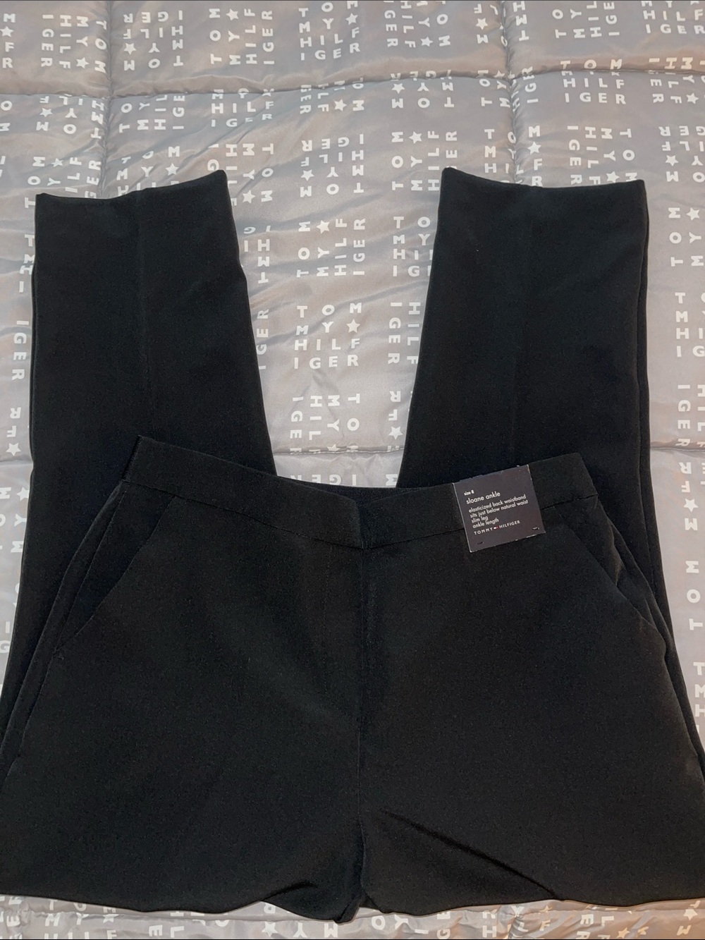 Tommy Hilfiger Black Sloane Ankle Pants